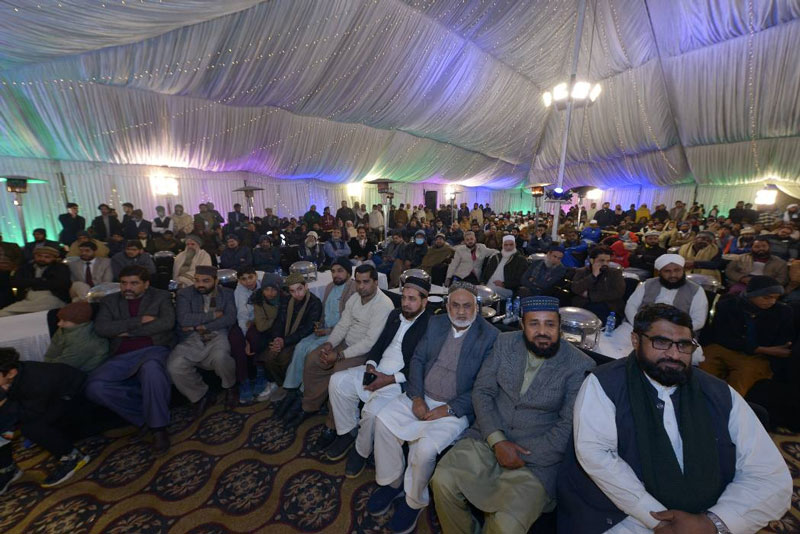 Dr Hassan Qadri address a training session at Haveli Lakha